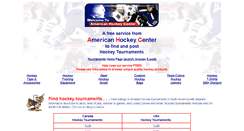 Desktop Screenshot of americanhockeycenter.com